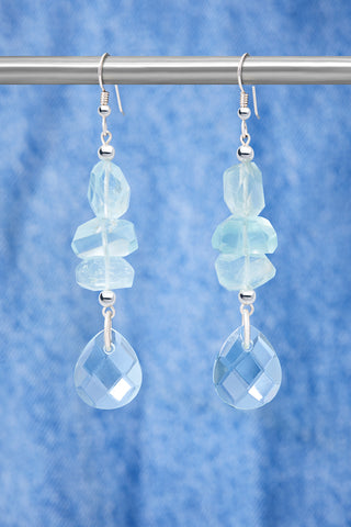 Aquamarine Glow Earrings