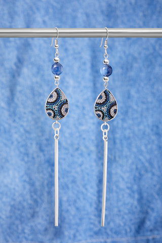 Modern Denim Bohemian Flair Earrings