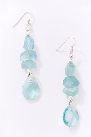 Aquamarine Glow Earrings
