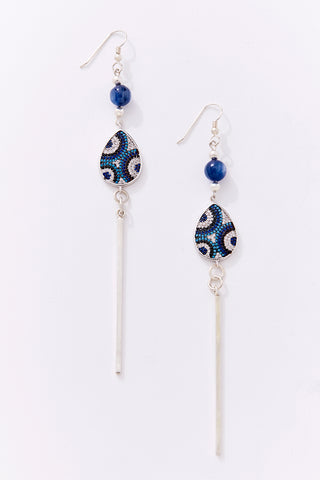 Modern Denim Bohemian Flair Earrings