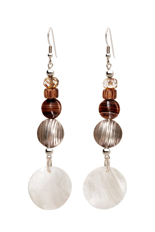 LIGHT ON THE DUNES SHELL EARRINGS