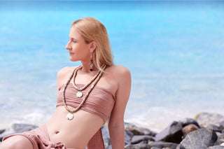 PINK EXOTIC JOURNEY EARRINGS