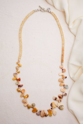 YELLOW OPAL SYMPHONY NECKLACE 1