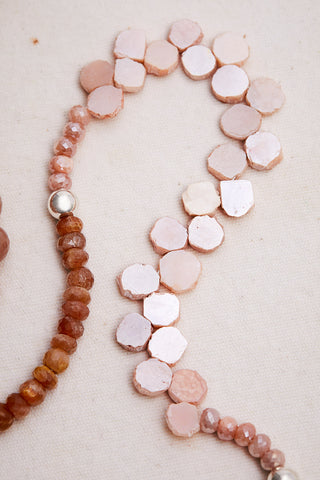 ULTRA LONG SUNSTONE MERMAID NECKLACE