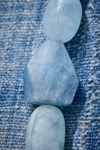 Medium Aquamarine Glow Necklace