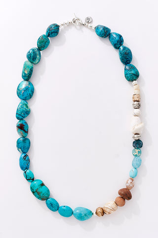 Chrysocolla Turquoise Island Necklace