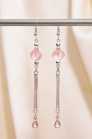 SOFT PINK PETAL EARRINGS