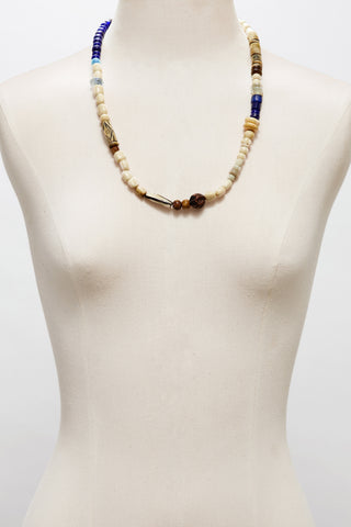 BLUE AND WHITE DIAMOND NECKLACE
