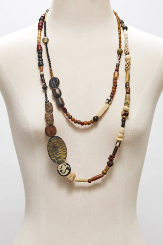 CAMPING ON THE SAFARI DOUBLE STRAND NECKLACE