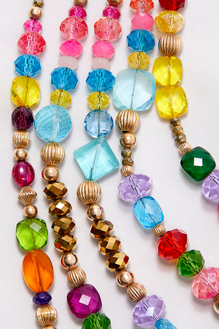 BRIGHT JOY MULTI-STRAND NECKLACE I