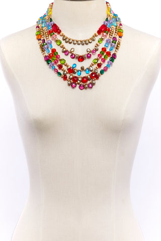 BRIGHT JOY MULTI-STRAND NECKLACE I