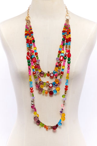 BRIGHT JOY MULTI-STRAND NECKLACE II