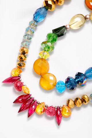 DAZZLING BRIGHT JOY MULTI-STRAND NECKLACE
