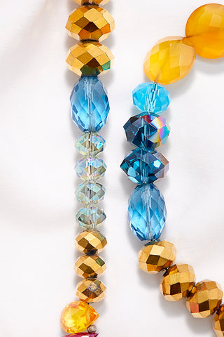 DAZZLING BRIGHT JOY MULTI-STRAND NECKLACE
