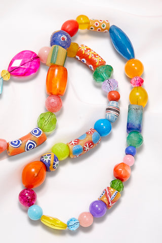 ORANGE BRIGHT JOY NECKLACE