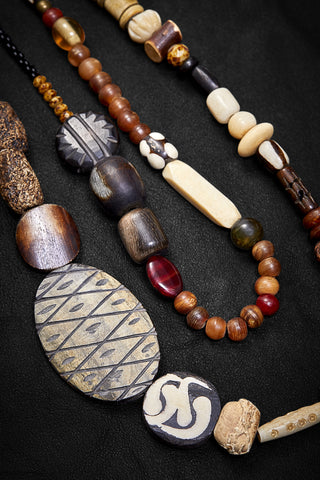 CAMPING ON THE SAFARI DOUBLE STRAND NECKLACE