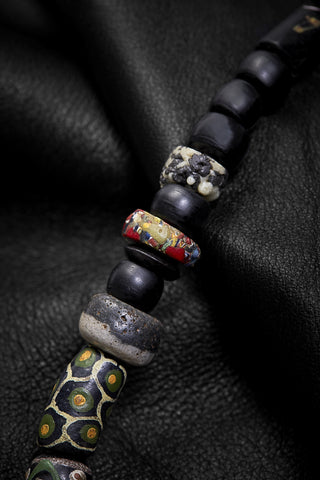 CHARCOAL BLACK CHOKER NECKLACE
