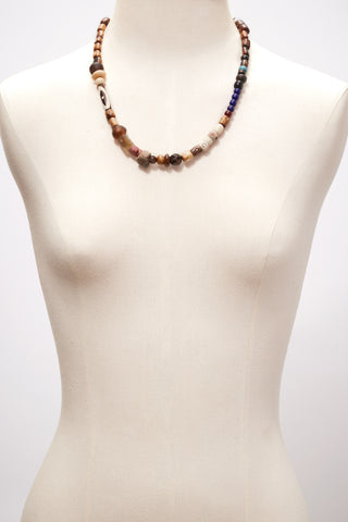 EARTH AND NAVY NECKLACE