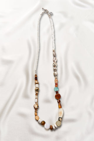 CRYSTAL QUARTZ WALK ON THE PATH NECKLACE