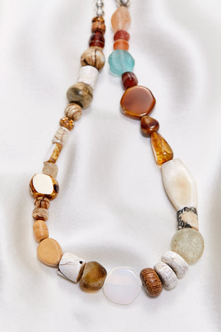 CRYSTAL QUARTZ WALK ON THE PATH NECKLACE