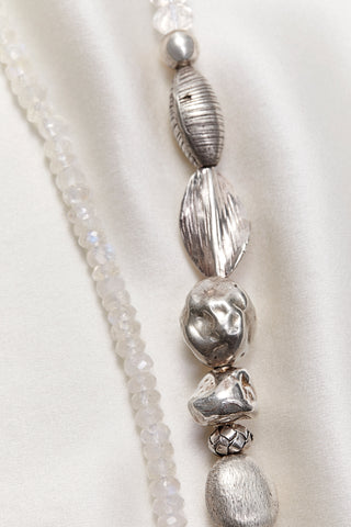 CRYSTAL QUARTZ WALK ON THE PATH NECKLACE