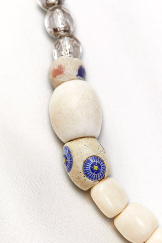 CRYSTAL QUARTZ AND MOONSTONE SOUTHWEST SUN NECKLACE