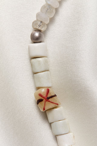 LONG CRYSTAL QUARTZ SOUTHWESTERN FIESTA NECKLACE