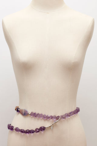 PURPLE TWILIGHT BELT/NECKLACE
