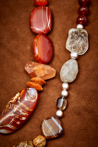 RED FLAME BELT/ NECKLACE