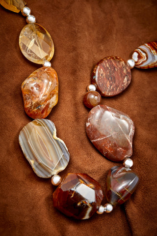 RED FLAME BELT/ NECKLACE