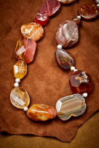 RED FLAME BELT/ NECKLACE