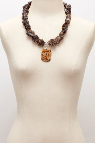 DESERT TERRAIN CHOKER NECKLACE WITH PENDANT