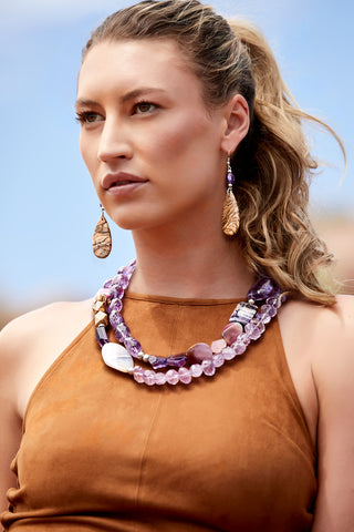 PURPLE TWILIGHT BELT/NECKLACE