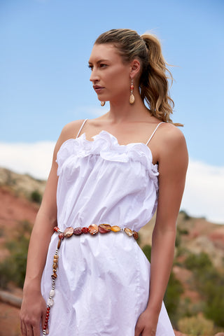 RED FLAME BELT/ NECKLACE