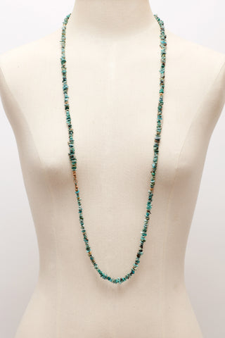 14K GOLD TURQUOISE NECKLACE