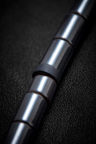 MODERN SLATE AND BLACK TUXEDO NECKLACE